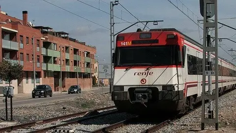 Tren rodalies estacio Mollerussa @Territoriscat