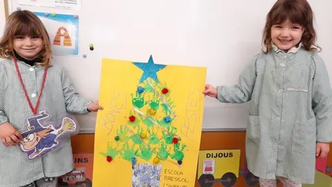 Els treballs de Nadal que van compartir els escolars