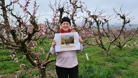 Una de les participants en l'acció de La Granja d'Escarp (1)