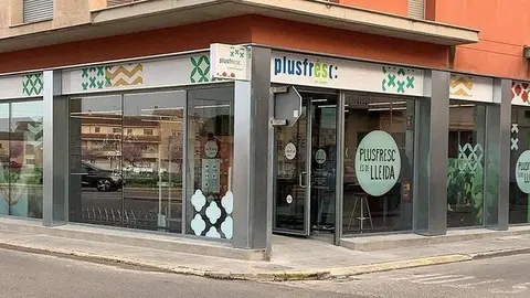Supermercat Plusfresc al Palau d'Anglesola @Plusfresc