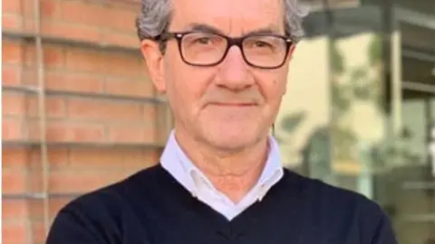 Pla mitjà del president de Pimec Lleida, Xavier Caufapé, el 10 de març del 2021. (Horitzontal)