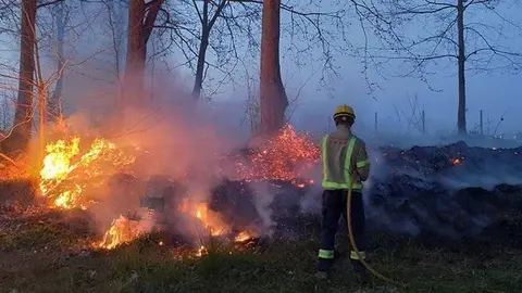 Palau d'Anglesola , Incendis banqueta del canal  @territoriscat