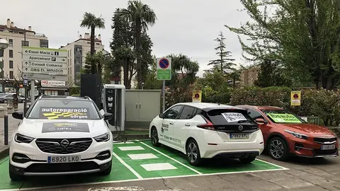 El punt de recàrrega de vehicles elèctrics de les Borges @Borges