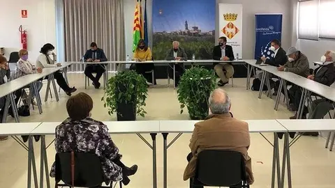 Laura Borràs es reineix amb les entitats de les Borges Blanques al CEI @Borges