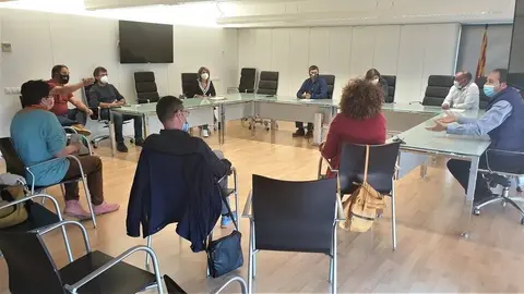 reunió a Alcarràs dels municipis agrícoles per reclamar mesures per la campanya agrària del 2021 - ajuntament d'alcarràs