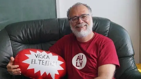 Jaume Belló a l'Aula de Teatre de Lleida. Fotografia: Cristina Mongay.