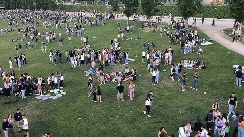 Joves en la canalització del Segre celebran la Festa Major de Lleida @Territoriscat