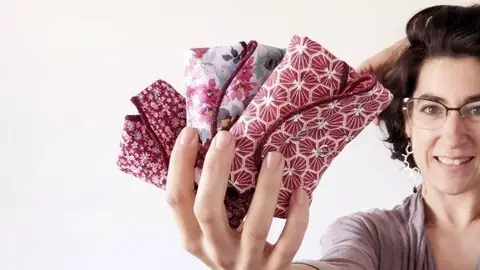 L'artesana Anna Puigdemasa, l'ànima del projecte Rusccus. Fotografia: Sara Baró.