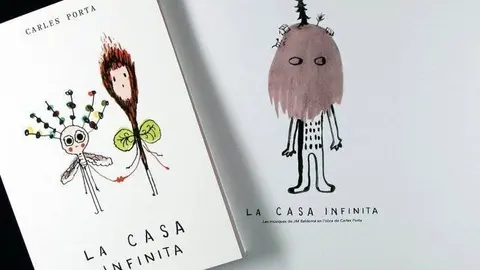 Catàleg i disc de vinil de l'exposició 'Carles Porta. La Casa Infinita'. Fotografia: Museu d'Art Jaume Morera.