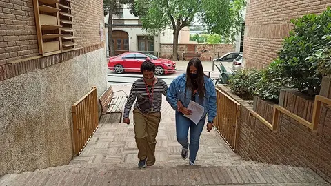 Els joves estudien l'accessibilitat de diferents punts de Tàrrega @Alba