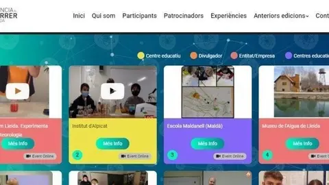 Lloc web de la 14a Fira 'Ciència al carrer'.