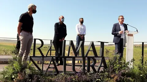 El president de la Diputació Joan Talarn, en l'acte inaugural de Raimat ©Raimat