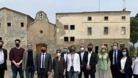 Visita de la presidenta de la Confederació Hidrogràfica de l'Ebre.