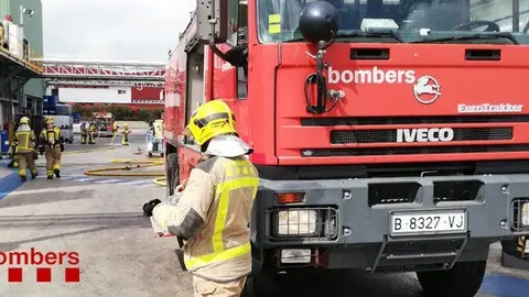 Arxiu, actuació del bombers en una alerta  PLASEQCAT @Bombers
