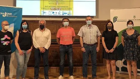 Els i les participants en l'acte de presentació de la Fira @JosepA.Pérez