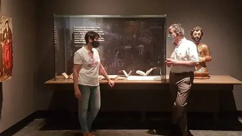 Dos manuscrits
moriscos, a l'exposició permanent del Museu de Lleida.
