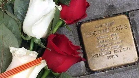 Llamborda d'Enric Curià Gatius al seu darrer domicili