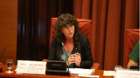 La consellera Teresa Jordà en la seva compareixença - Foto: cedida pel Departament d'Agricultura