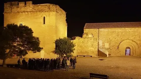 El Castell de Templer de Gardeny a la nit - Foto: cedida per la Paeria de Lleida