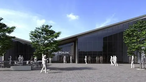 Imatge virtual del nou edifici del Casal Social del Poal @Poal