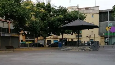 Plaça de Sant Joan de Mata de Lleida.
