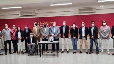 Presentació dl laboratori LAB 5G de l'Àrea 5G de Ponent.