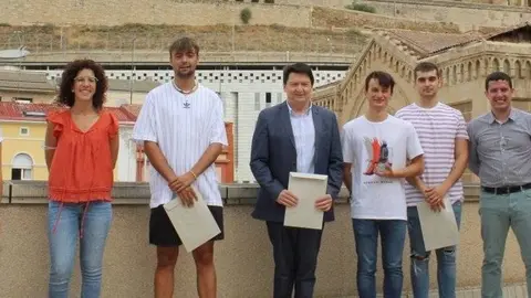 Entrega del guardó 'Construeix-T 2021'.