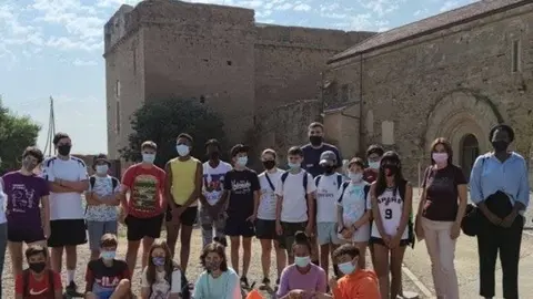 Camp de Treball de la Fundació Verge Blanca al Castell templer de Gardeny.