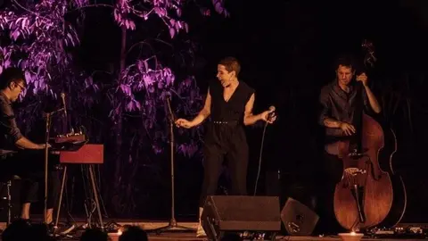 Marta Gispert al Festival Marges de Corbins.