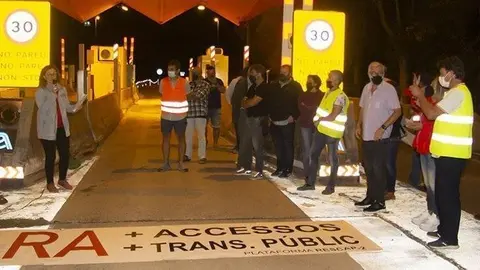 Concentració al peatge de l'AP-2 a les Borges Blanques @JosepAPérez