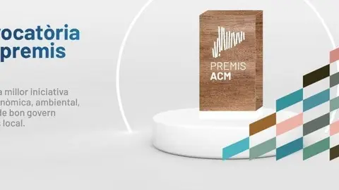 1a edició dels Premis ACM de l'Associació Catalana de Municipis.