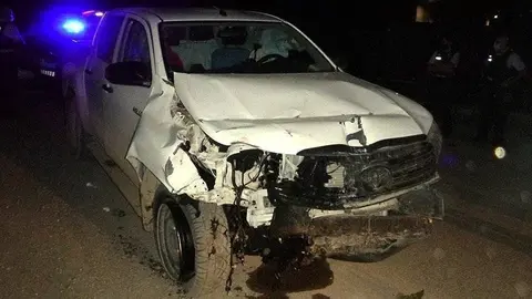 El tot terreny que va provocar l'accident mortal a l'A-22 a Lleida @Mossos