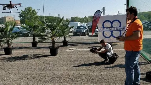 Arxiu, activitats amb drons a la Fira Sant Miquel @LleidaDrone