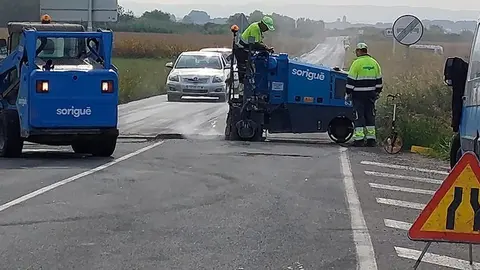 Inici de les obres de millora en la carretera de Térmens a Bellvís @AjTérmens