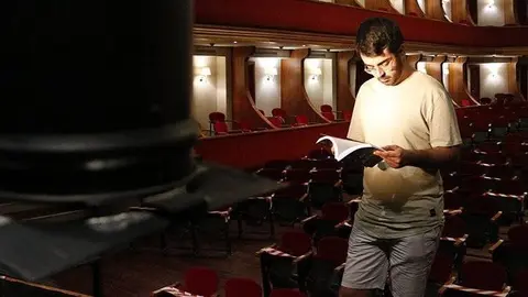 Jordi Bonilla,a l'escenari del teatre l'Amistat de Mollerussa @OriolBosch