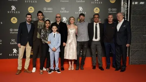 Equip de El Paramo al Photocall de Sitges