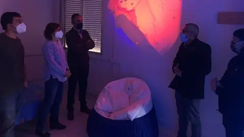 El president Rafel Panadés visita el centre Siloé ©CCPlaurgell