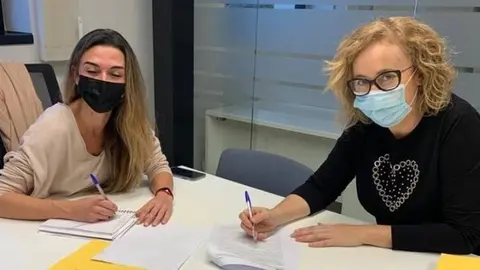 Signatura d'una línia
d’ajuts per al comerç i les empreses a Alpicat