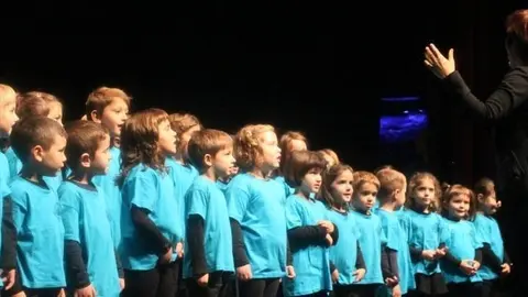 La Coral Infantil Mestre Güell, al concert de Santa Cecília del 2019