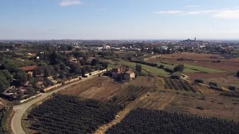 Vista panoràmica de l'Horta de Lleida. Fotografia: Cristina Mongay.