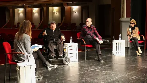 Josep Giralt, Kelly Arrontes,Cristian Garcia, i Rut Camí en la Jornada ACUDAM ©Acudam