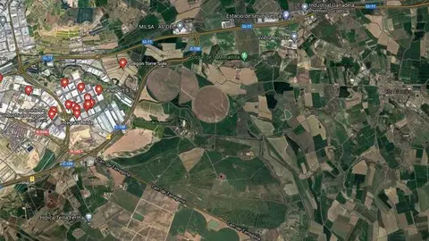 Situació del Polígon Torreblanca – Quatre Pilans a peu de la N-240