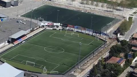 Zona esportiva de Tàrrega, amb els terrenys on es construirà el parc d'atletisme