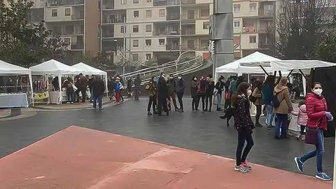 Arxiu, Mercat de les Idees a la plaça Ricard Viñes de Lleida @Paeria