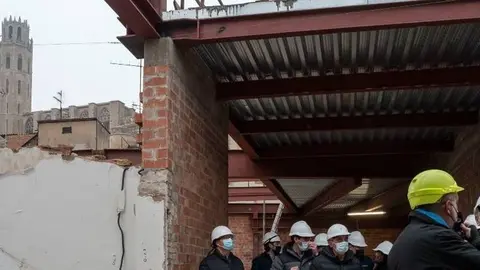 Visita d'obres al Morera-Museu d'Art Modern i Contemporani de Lleida. Fotografia: Javi Martín.