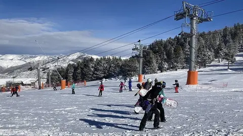 Esquiadors a Port Ainé Foto: AnnaBerga