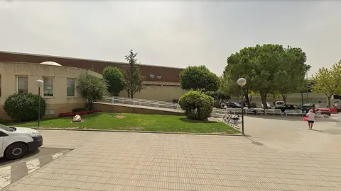 Zona verda en l'entorn de la piscina coberta de Mollerussa