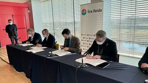 Acte de signatura del conveni Fira de Lleida ©FiraLleida