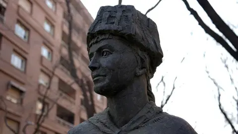 Bust la Doctora Martina Castells, per Miquel Gascón Sancho. Fotografia: Cristina Mongay.