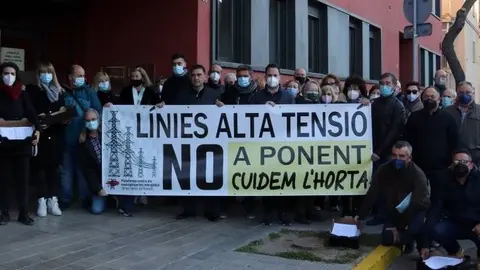 La plataforma contra els macroprojectes energètics de Ponent